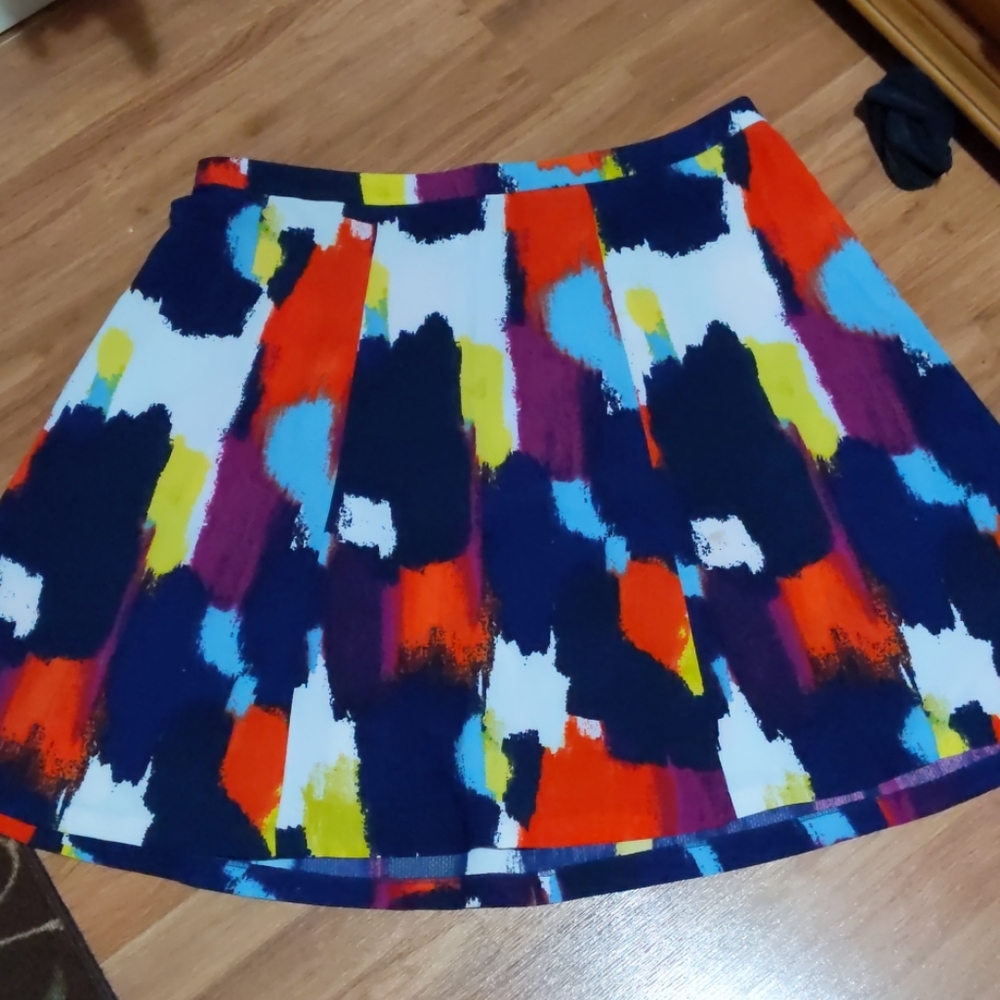 Ava and Viv plus size print skirt
